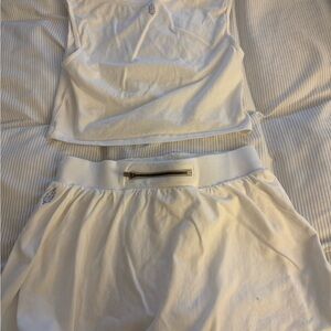 Free People White Two-Piece Set